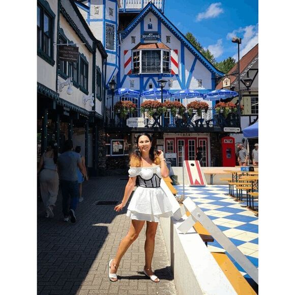 🖤 Sexy Black Mesh Splice Chain Detail Waist Cincher Corset with Steel Bones NEW - Picture 10 of 13